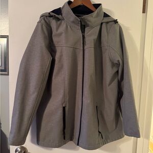 Athletic Works Men's Light Gray Jacket